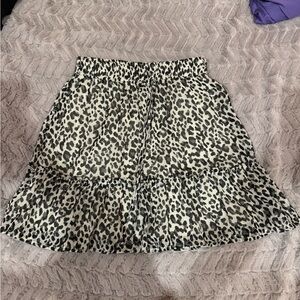 Leopard Cheetah Print Mi Ami Mini Skirt